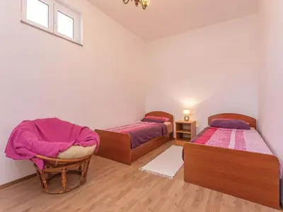 Krevet ili kreveti u jedinici u objektu Apartment with swimming pool and 2 rooms