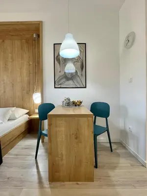 Krevet ili kreveti u jedinici u objektu Apartments and Rooms Mateša