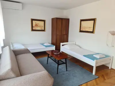 Krevet ili kreveti u jedinici u objektu Apartment Cosy Terrace