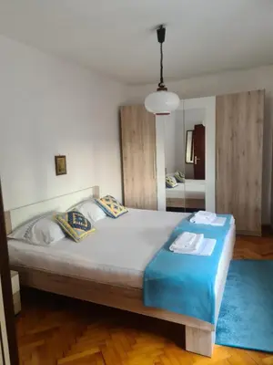 Krevet ili kreveti u jedinici u objektu Apartment Cosy Terrace