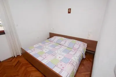 Krevet ili kreveti u jedinici u objektu Apartments by the sea Cove Kalebova Luka, Rogoznica - 23548