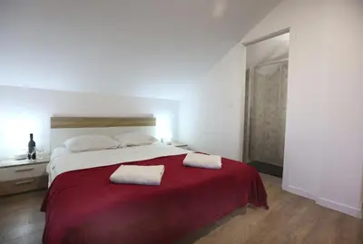 Krevet ili kreveti u jedinici u objektu SPA Villa ALEMI, Private Pool, Sauna & Free Parking