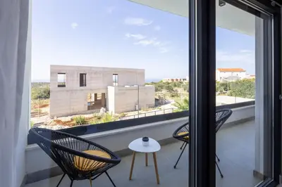 Balkon ili terasa u objektu Luxury villa with a swimming pool Primosten - 23550