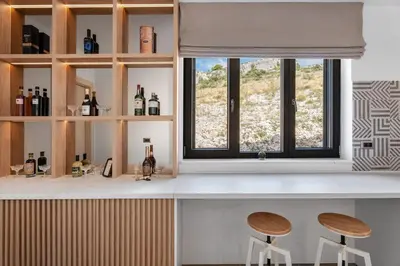 Pića u objektu Luxury, seaview Villa Grandeca