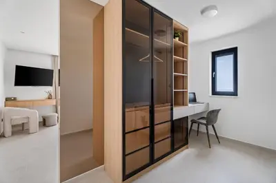 TV i/ili zabavni centar u objektu Luxury, seaview Villa Grandeca