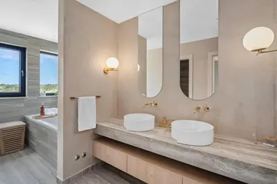 Kupaonica u objektu Luxury, seaview Villa Grandeca