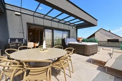 Balkon ili terasa u objektu Penthouse Amicaliving Murter