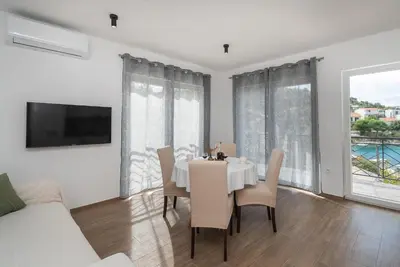 TV i/ili zabavni centar u objektu Apartments Kate
