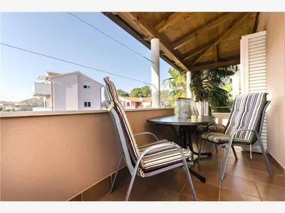 Balkon ili terasa u objektu Apartmani Adele