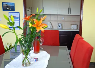 Kuhinja ili čajna kuhinja u objektu Apartment Boni