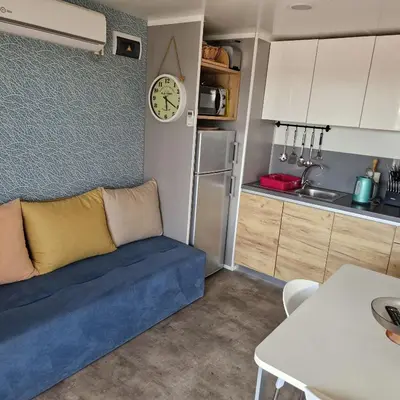 Kuhinja ili čajna kuhinja u objektu Mobile Homes Albatross