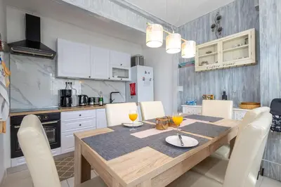 Kuhinja ili čajna kuhinja u objektu Apartmani Simona Tribunj