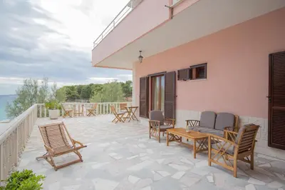Balkon ili terasa u objektu Rooms Plava Laguna