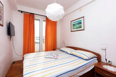 Krevet ili kreveti u jedinici u objektu Apartments with parking space Solaris, Sibenik - 23541