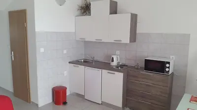 Kuhinja ili čajna kuhinja u objektu Apartments Vrvilo
