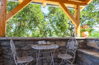 Balkon ili terasa u objektu Stone villa Marita with pool