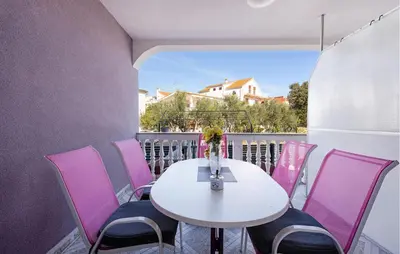 Balkon ili terasa u objektu Stunning Apartment In Vodice With Wifi