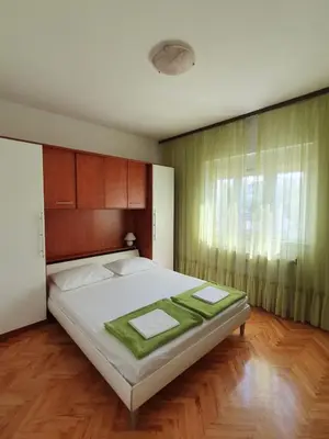 Krevet ili kreveti u jedinici u objektu Apartment 5185-1 for 3 Pers in Brodarica