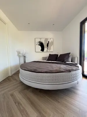 Krevet ili kreveti u jedinici u objektu Aurea Beach House