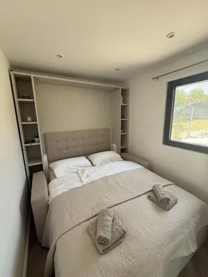 Krevet ili kreveti u jedinici u objektu Aurea Beach House
