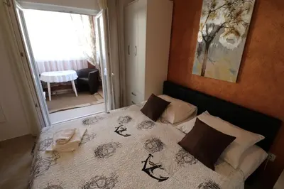 Krevet ili kreveti u jedinici u objektu Apartmani Bilokapić Primošten