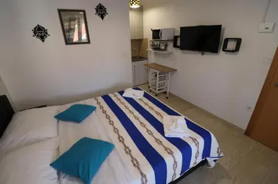 Krevet ili kreveti u jedinici u objektu Apartmani Bilokapić Primošten