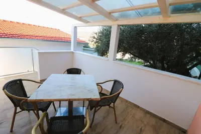 Balkon ili terasa u objektu Apartmani Bilokapić Primošten