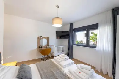 Krevet ili kreveti u jedinici u objektu Villa Golden Shine-Primošten
