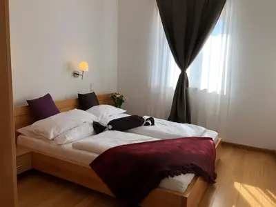 Krevet ili kreveti u jedinici u objektu Viktoria Lodge Bed and Breakfast