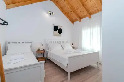 Krevet ili kreveti u jedinici u objektu Villa Celtis with heated pool