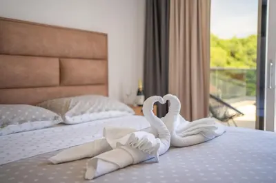 Krevet ili kreveti u jedinici u objektu Apartment Coral