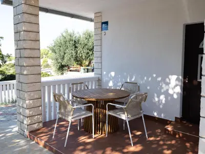 Tlocrt objekta Villa Mrvica - Bilo, Primosten