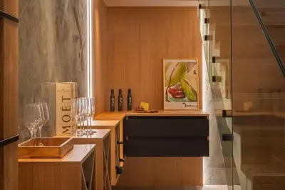 Kuhinja ili čajna kuhinja u objektu Luxury Villa Sea La Vie with Pool Near Sibenik