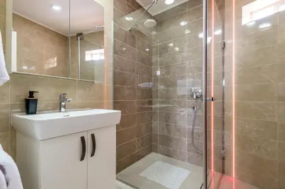 Kupaonica u objektu Apartman Ksenija kat