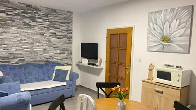 Kuhinja ili čajna kuhinja u objektu Apartment seafront Juraj