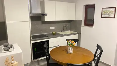 Kuhinja ili čajna kuhinja u objektu Apartment seafront Juraj