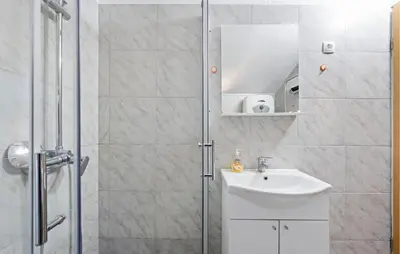 Kupaonica u objektu 1 Bedroom Nice Apartment In Grebastica