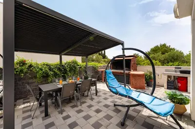 Balkon ili terasa u objektu MY DALMATIA - Apartment Nikita with private pool