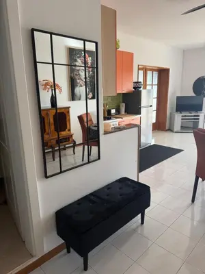 Kuhinja ili čajna kuhinja u objektu Beachfront Apartments Jackie