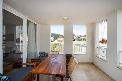 Balkon ili terasa u objektu Tribunj Apartment