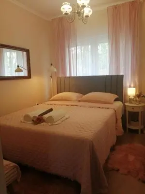 Krevet ili kreveti u jedinici u objektu Apartments with swimming pool Vodice - 23696