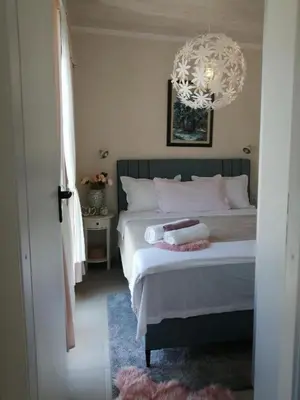 Krevet ili kreveti u jedinici u objektu Apartments with swimming pool Vodice - 23759