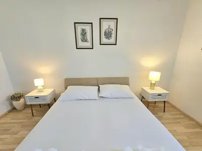 Krevet ili kreveti u jedinici u objektu Apartman Alfirev Tomislav