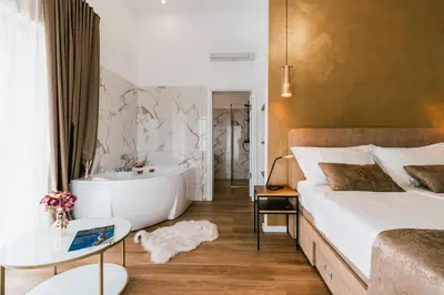 Krevet ili kreveti u jedinici u objektu Villa B4