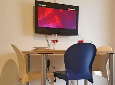 TV i/ili zabavni centar u objektu Colorful Family Apartments in Vodice