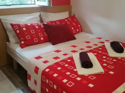 Krevet ili kreveti u jedinici u objektu Colorful Family Apartments in Vodice