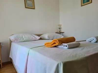 Krevet ili kreveti u jedinici u objektu Apartmani Uvodić