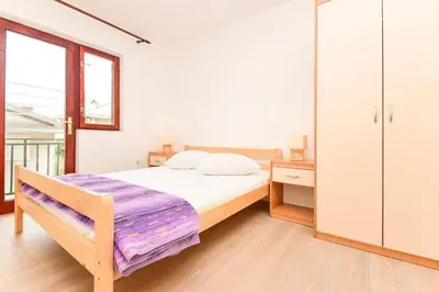 Krevet ili kreveti u jedinici u objektu Apartments by the sea Zaboric, Sibenik - 22720