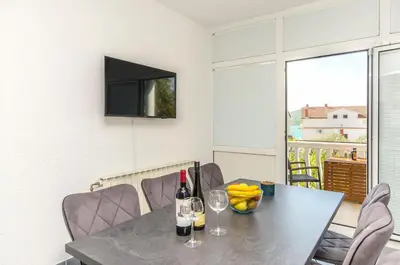 TV i/ili zabavni centar u objektu Apartments Rosanda
