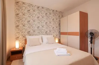 Krevet ili kreveti u jedinici u objektu Holiday home Fabio in Dalmatia with swimming pool